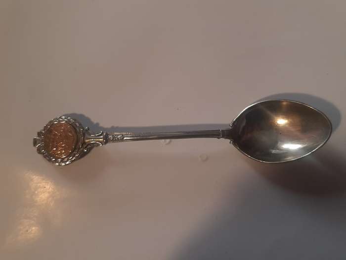 Teaspoon with Coin