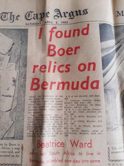 1 x Cape August news paper 1960