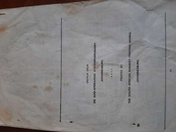 1 x Railway/ Spoorweg, employment document dated 1960