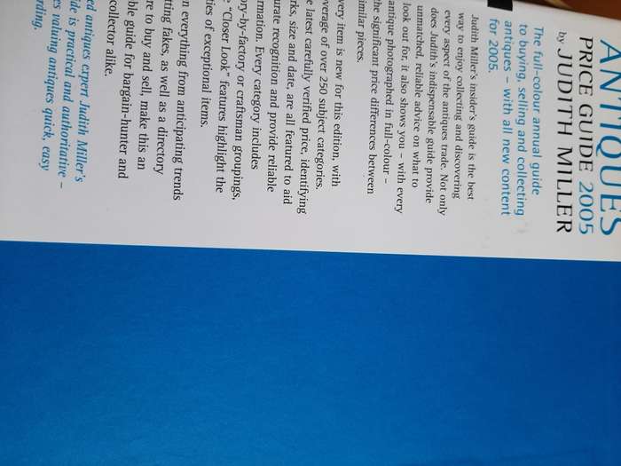 Antiques price guide book 2005