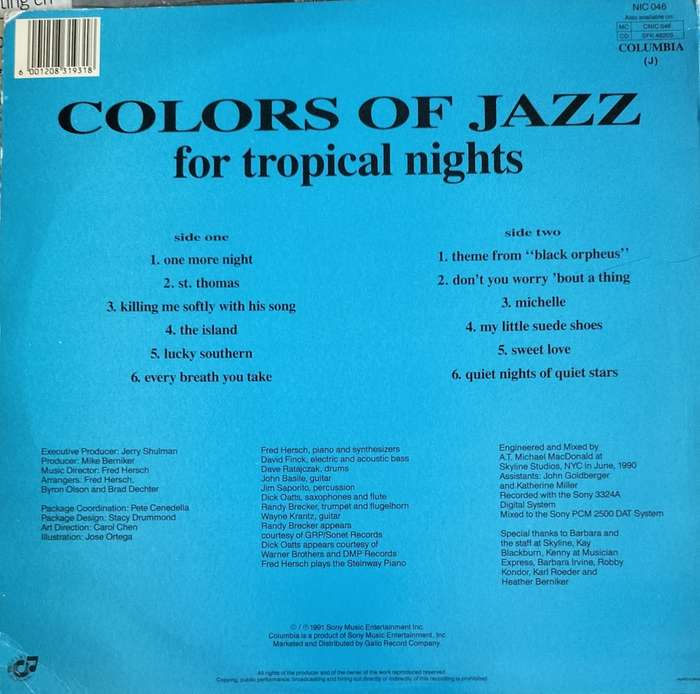 Colours of Jazz - For tropical nights (Vintage Vinyl / LP / Record)