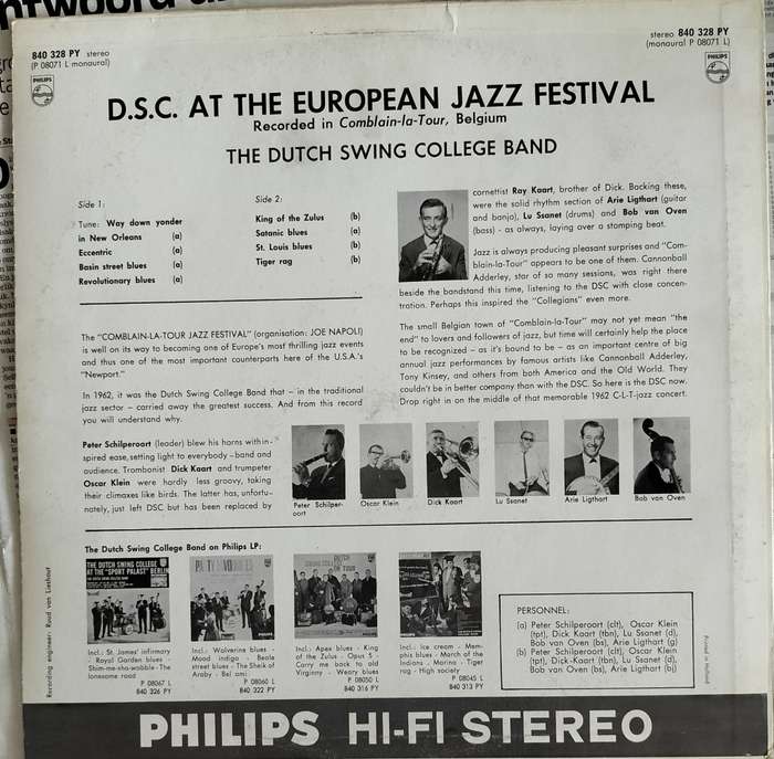 Dutch Swing College Band (Vintage Vinyl / LP / Record)
