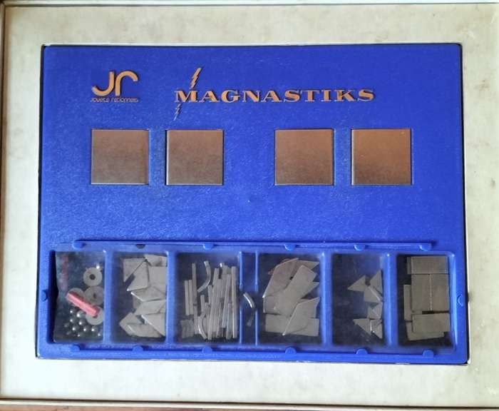Vintage Magnastiks - Magnetic Construction toy by Jouets Rationells