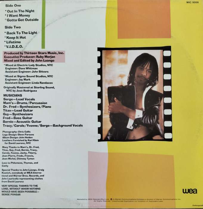 Serge Ponsar - Back to the light (Vintage LP / Vinyl / Record)