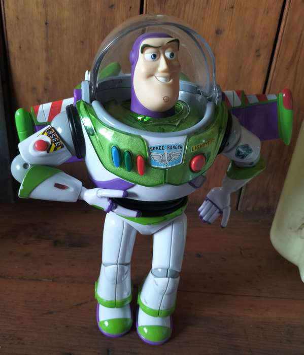 Vintage battery operated tall Buzz Lightyear