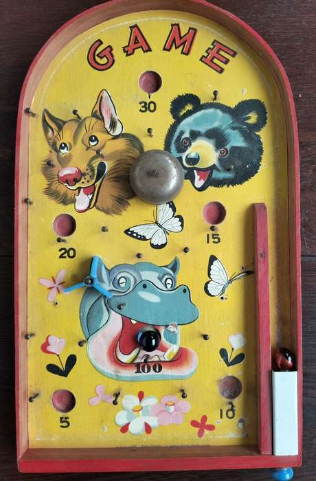 Vintage desk pinball