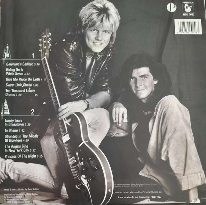 Modern Talking - In the middle of nowhere - 4th Album. Vintage LP / Vinyl / Record