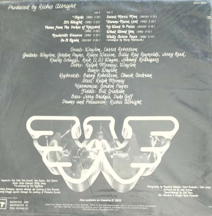 Waylon - Music Man. Vintage LP / Vinyl / Record