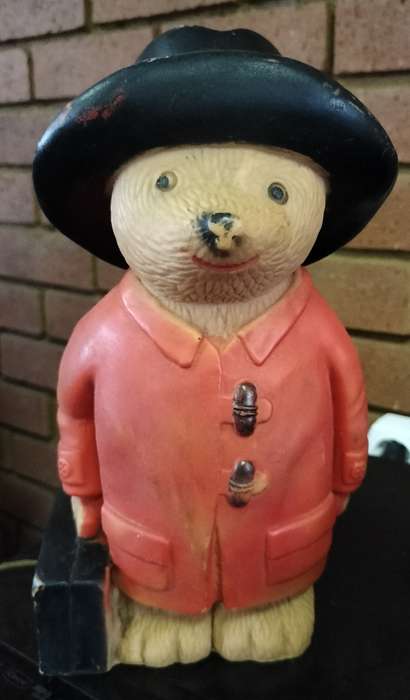 Vintage kid`s bedside lamp - Paddington the bear(26cm)