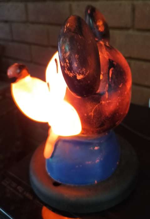 Vintage kid`s bedside lamp - Mickey Mouse (20 cm)