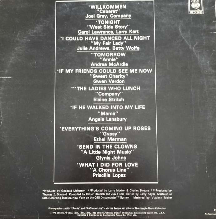 Vintage LP / Record / Vinyl - Best of Broadway musicals