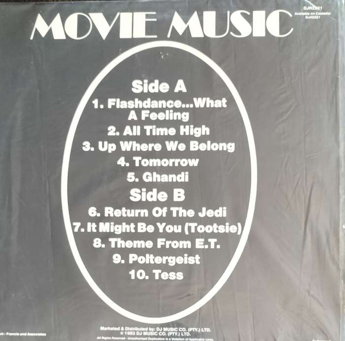 Vintage LP / Vinyl / Record - Movie Music