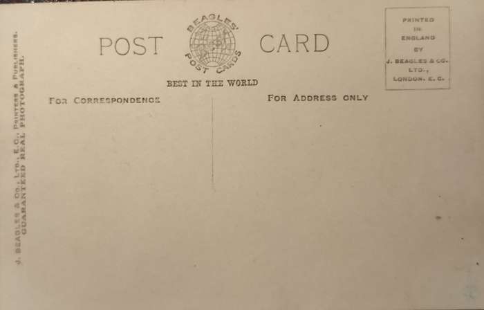 Vintage Post Card - British - London Ambulance