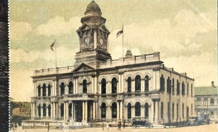 Vintage picture post card - South Africa - Port Elizabeth (unused - from booklet))