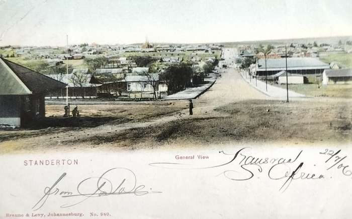 Vintage post card - South Africa - Standerton. Used - 1906