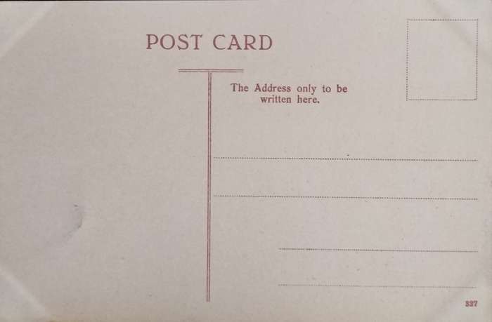 Vintage post card - South Africa - Railway bridge over Zambesi