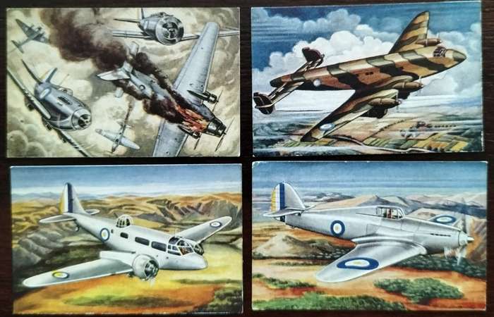 South African Defence - Incomplete set of Cigarette Cards (x44)
