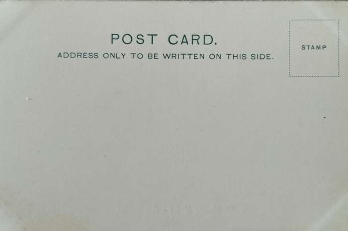 Vintage post card - South Africa - Grahamstown market