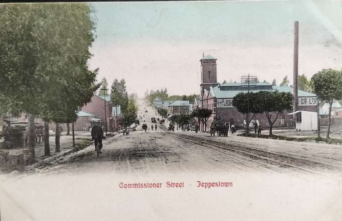 Vintage post card - South Africa - Johannesburg - Jeppestown