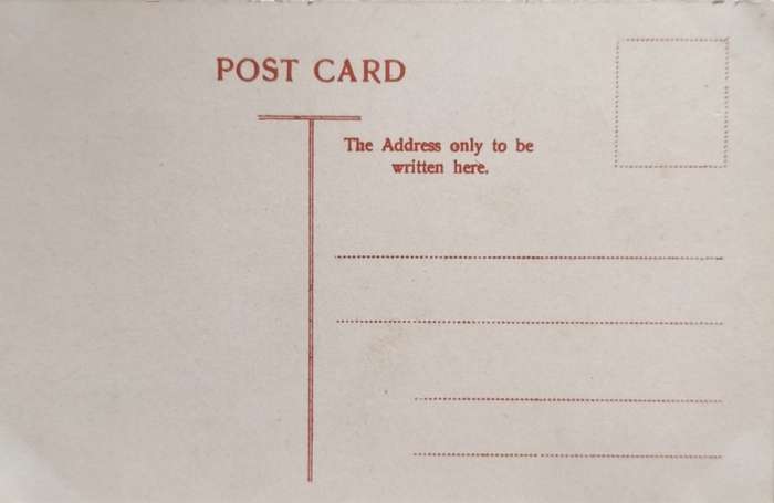 Vintage post card - South Africa - Inchanga - Railway line and bridge -