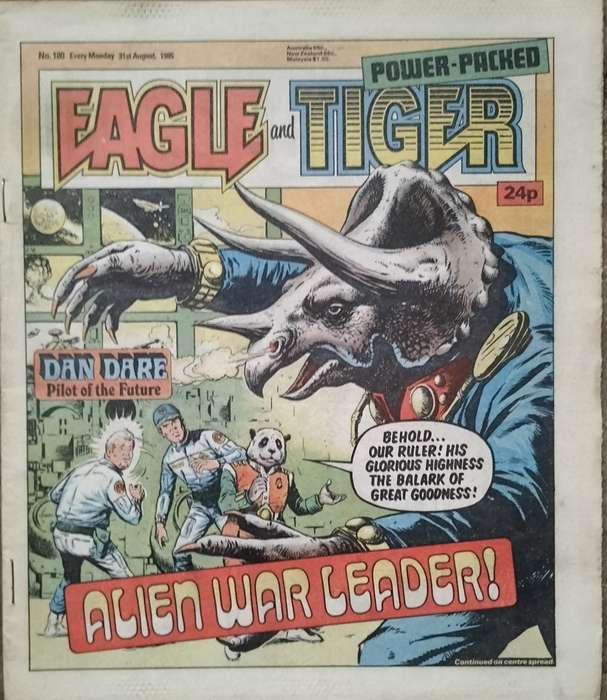 Vintage Comics - Eagle & Tiger (x4) 1985