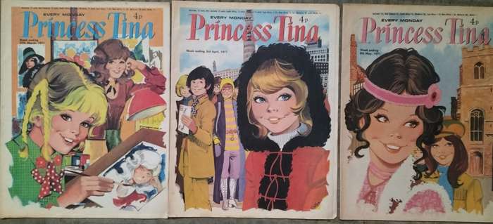 Vintage Comics - Princess Tina (x4) 1971
