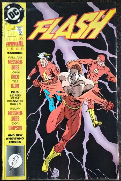 Vintage DC Comic - Flash Annual 1989