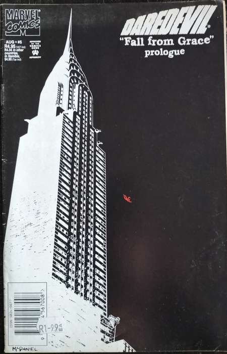 Vintage Marvel Comic - Daredevil - Fall from Grace (prologue)