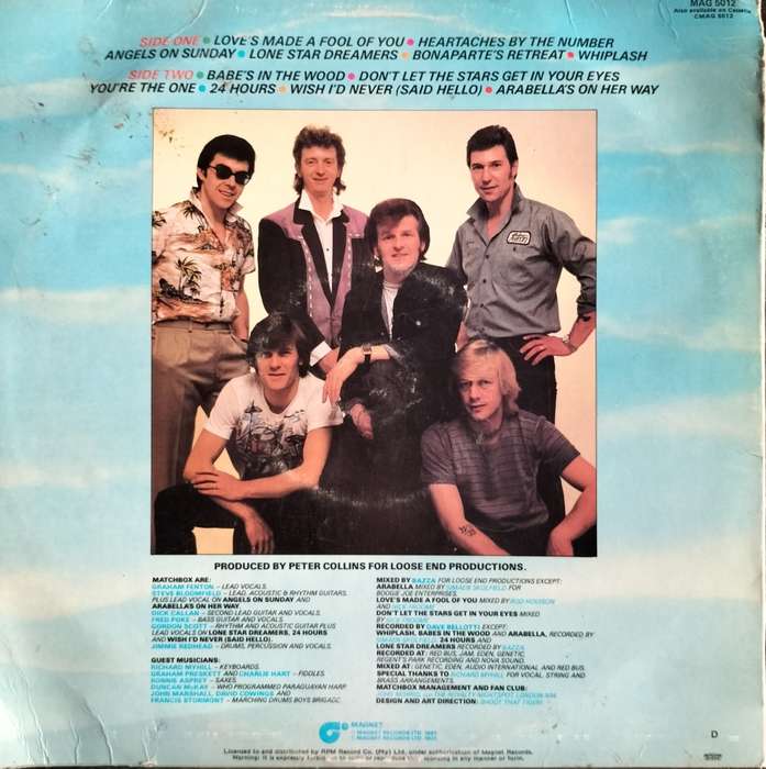 Vintage Vinyl / LP / Record - Matchbox - Flying Colours