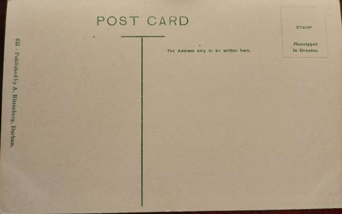 Vintage unused Picture Postcard - Pietermaritzburg - Long street