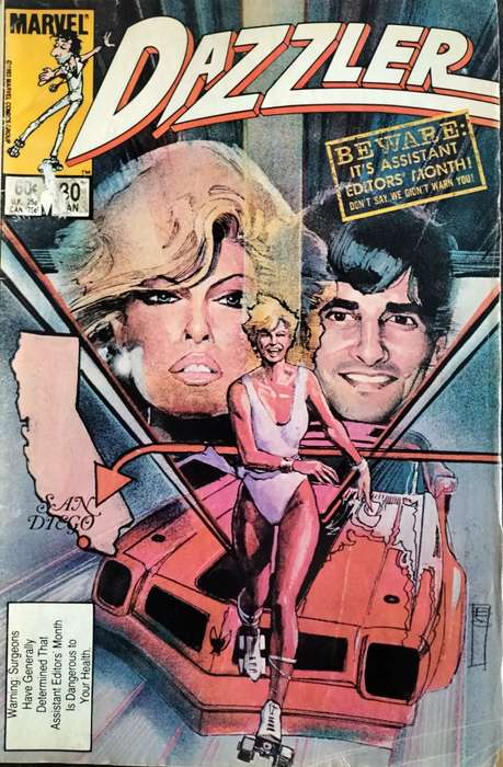 Vintage Marvel Comic - Dazzler (with issue)