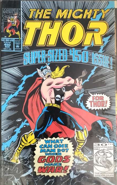 Vintage Marvel Comic - The mighty Thor - Super sized - #450
