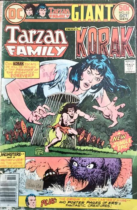 Vintage Marvel comic - Tarzan Family (Giant)