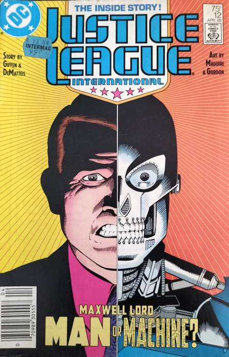 Vintage DC Comic - Justice League International #12