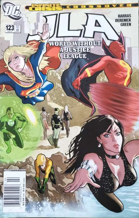 Vintage DC Comic - JLA - World without a justice league #123