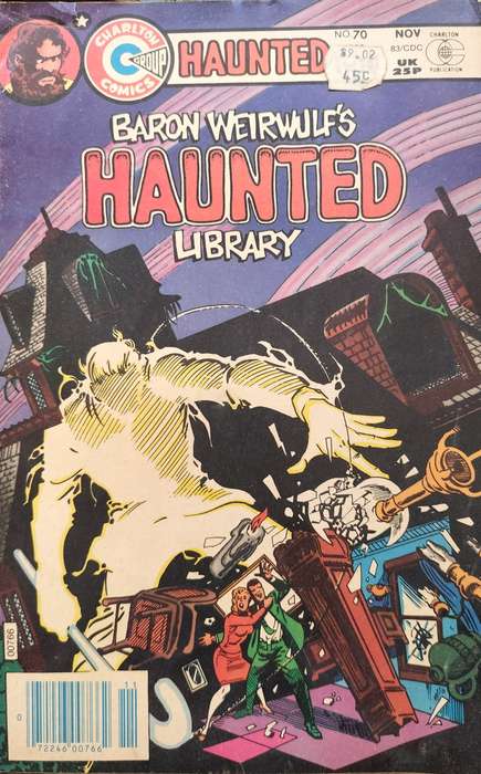 Vintage Charlton Comics - Baron Weirwulf's Haunted Library #70