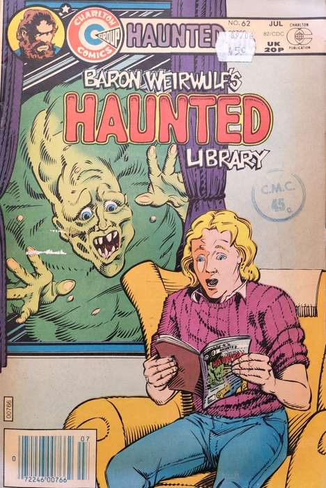 Vintage Charlton Comics - Baron Weirwulf's Haunted Library #62