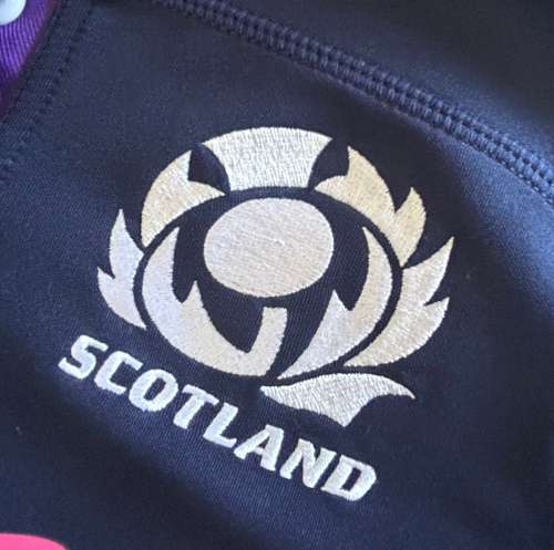 Scotland player issue rugby jersey