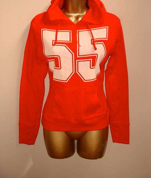 10 / 34 New ladies hoodie red top with pouch to keep hands warm.