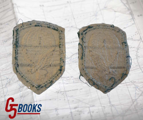 1 Parachute Bn Cloth Flashes x2