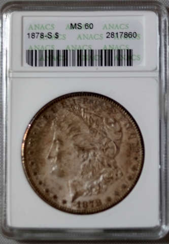 American Silver Eagle Coin 1878-s MS60