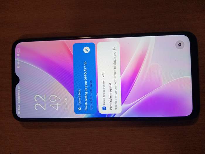New Demo OPPO A77 5g 128g/6gig Smartphone