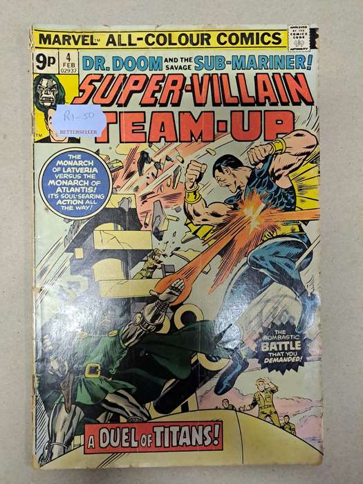 Super-Villain: Team-Up - 6 Vintage Comics - Clearance sale