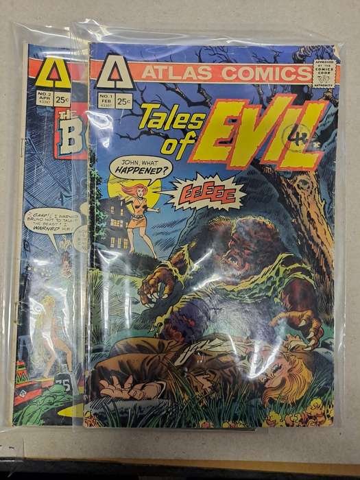 Tales of Evil - 2 Vintage Comics - Clearance sale