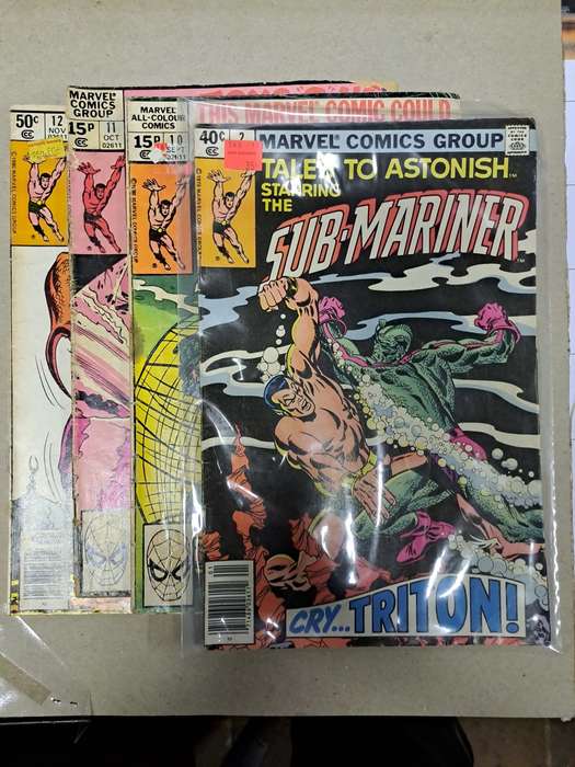 Sub-Mariner - 4 Vintage Comics - Final Reduced price