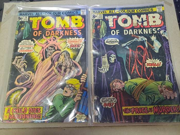 Tomb of Darkness - 4 Vintage Comics - Reduced price