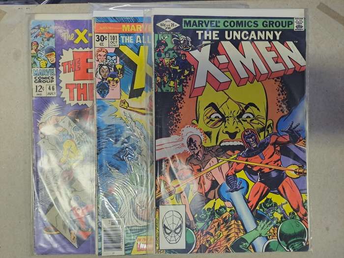 X-Men - 3 Vintage Comics