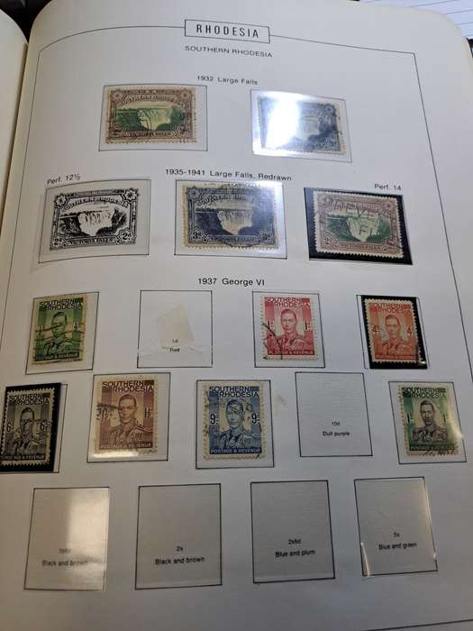 4.5 Rhodesias - Preprinted album and stamps - Clearance sale