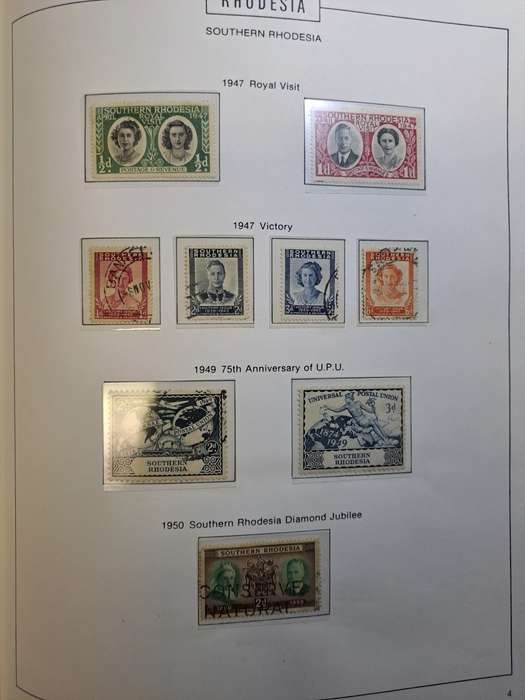4.5 Rhodesias - Preprinted album and stamps - Clearance sale