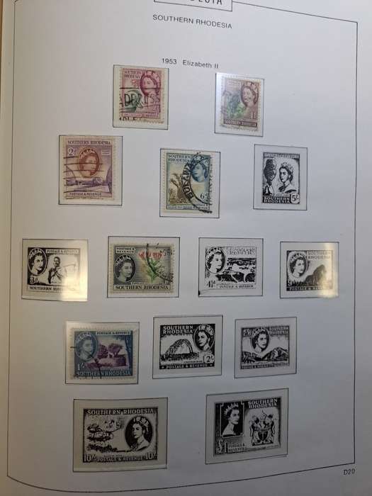 4.5 Rhodesias - Preprinted album and stamps - Clearance sale